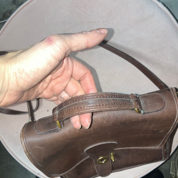 Coach vintage Brown Leather Crossbody Bag - Picture 3 of 6